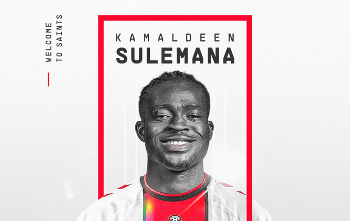 Sulemana là cái tên tiêu tốn nhiều tiền nhất của The Saint mùa giải này với 25 triệu bảng