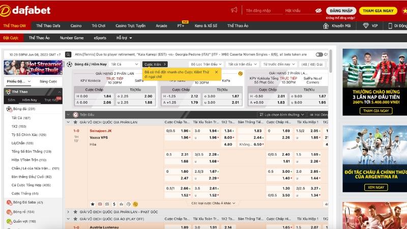 Tổng quan Dafabet - Trang cá cược bóng đá uy tín