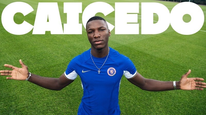 Caicedo sẽ là tân binh thứ 7 của Chelsea trong hè này sau những Christopher Nkunku, Axel Disasi, Nicolas Jackson, Lesley Ugochukwu, Robert Sanchez và Angelo